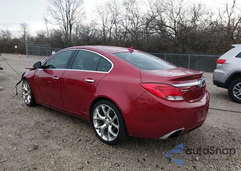 2012 Buick Regal Gs from USA, damaged, VIN 2G4GV5GV8C9200094